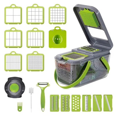 Vegetable Chopper, 22-in-1 Kitchen