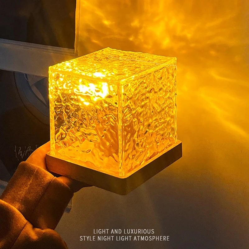 16 Colors Water Ripple Night Light Creative